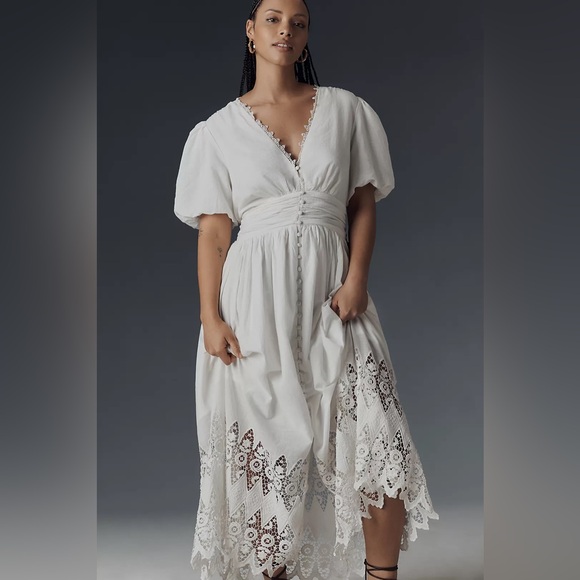 Anthropologie Dresses & Skirts - Anthropologie
The Katerina Button-Front Dress: Eyelet Edition